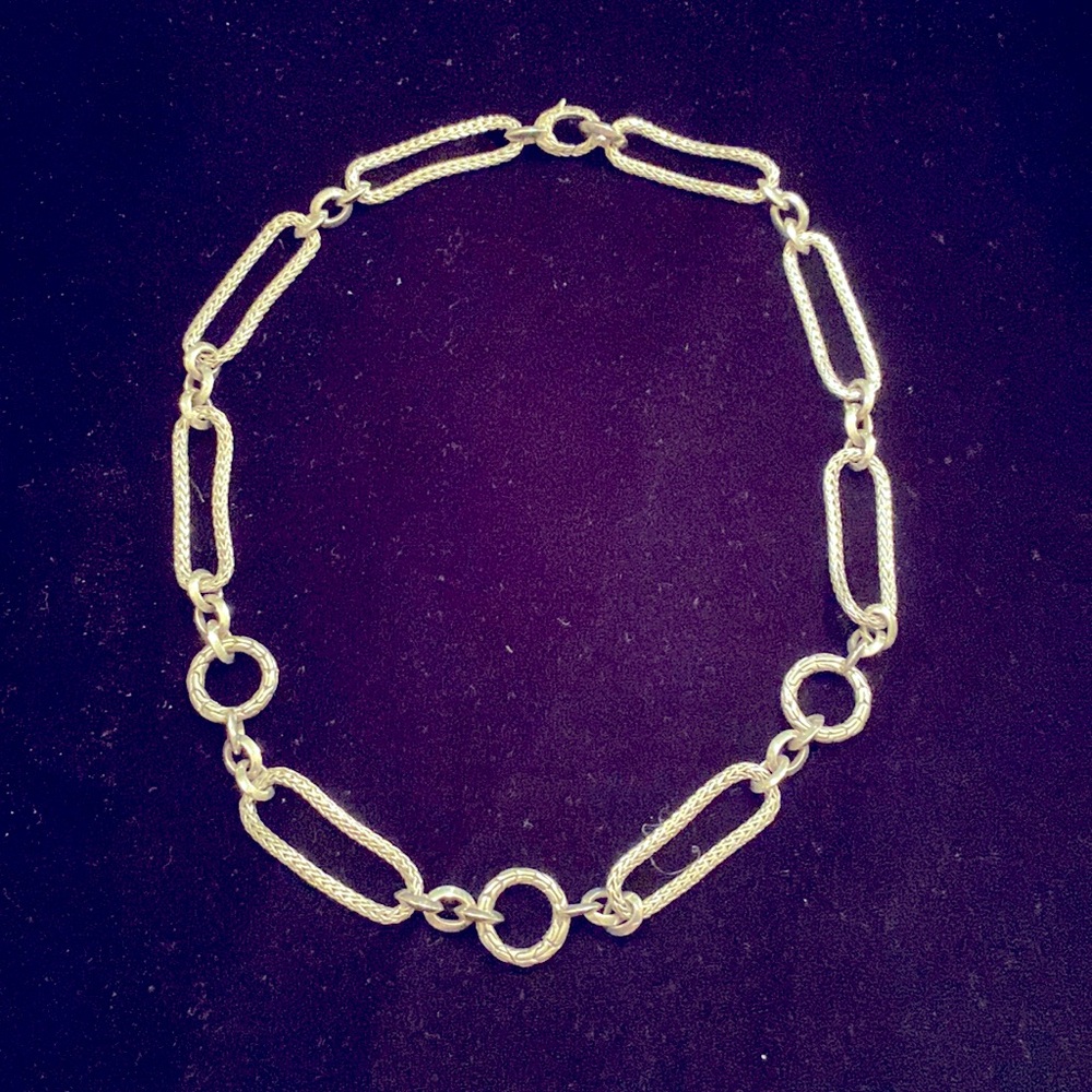 John Hardy 18” sterling necklace is excellent condition.